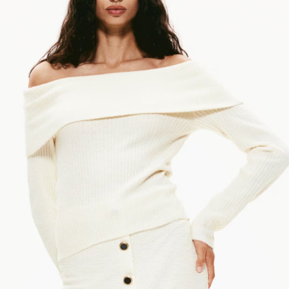H&M Off-the-shoulder Sweater